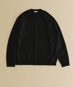 ATON　WOOL WASHI CREWNECK SWEATER