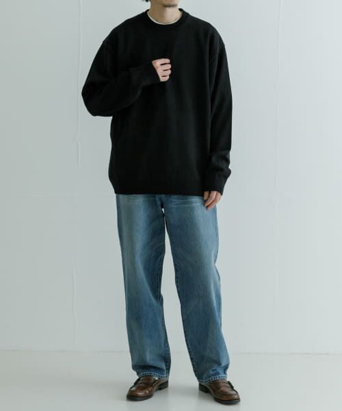 URBAN RESEARCH / アーバンリサーチ ニット・セーター | ATON　WOOL WASHI CREWNECK SWEATER | 詳細2