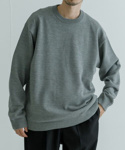 URBAN RESEARCH / アーバンリサーチ ニット・セーター | ATON　WOOL WASHI CREWNECK SWEATER | 詳細3