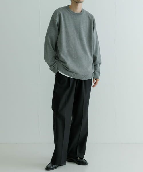 URBAN RESEARCH / アーバンリサーチ ニット・セーター | ATON　WOOL WASHI CREWNECK SWEATER | 詳細4