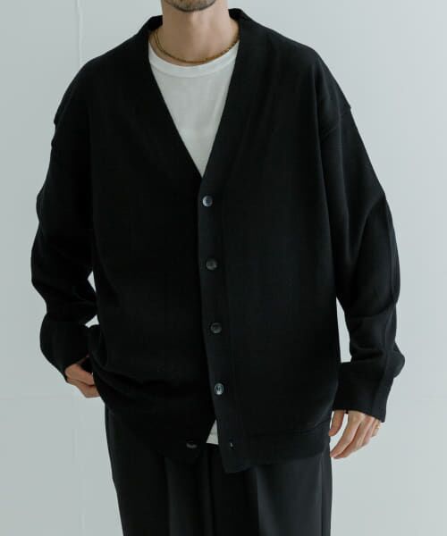 URBAN RESEARCH / アーバンリサーチ カーディガン・ボレロ | ATON　WOOL WASHI OVERSIZED CARDIGAN | 詳細1