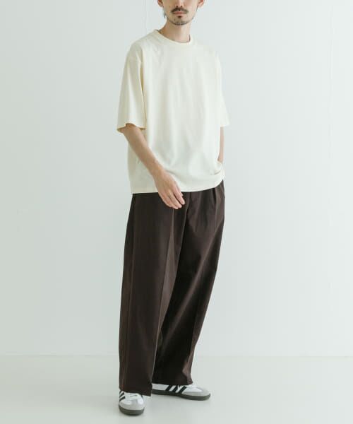 URBAN RESEARCH / アーバンリサーチ その他パンツ | ストレッチピーチツイルTUCK WIDE PANTS | 詳細7