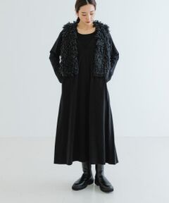 『MADE IN JAPAN』Vネックロングワンピース