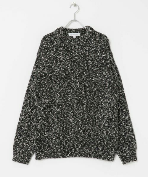 URBAN RESEARCH / アーバンリサーチ ニット・セーター | MIX SLUB PLAIN STITCH CREW-NECK | 詳細14