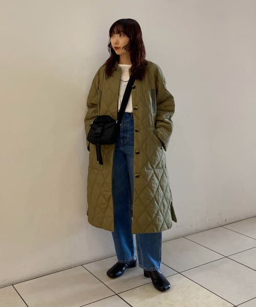 URBAN RESEARCH / アーバンリサーチ ダウンジャケット・ベスト | GANNI　Quilt Raglan Midi Coat | 詳細1