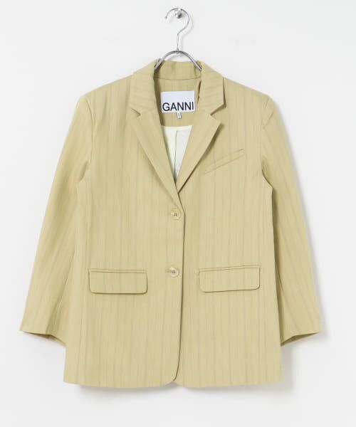 URBAN RESEARCH / アーバンリサーチ テーラードジャケット | GANNI　Stripe Suiting BoxyBlazer | 詳細3