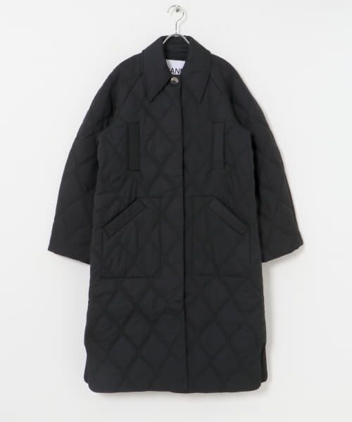 URBAN RESEARCH / アーバンリサーチ ダウンジャケット・ベスト | GANNI　Quilt Raglan Midi Coat | 詳細1