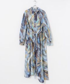 RUMCHE　Wing Print Shirts Dress