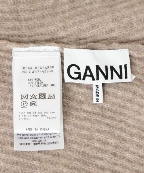 URBAN RESEARCH / アーバンリサーチ ニットキャップ | GANNI　Soft Wool Balaclava | 詳細7