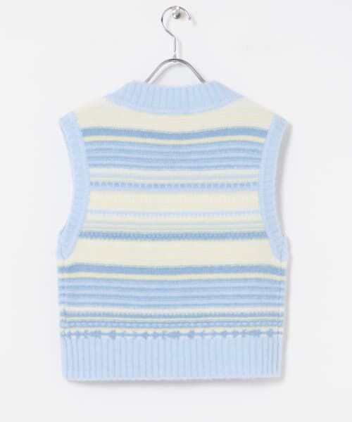 URBAN RESEARCH / アーバンリサーチ ベスト | GANNI　Soft Wool Stripe Vest | 詳細4