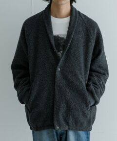 Scye　Boa Fleece Snap Cardigan