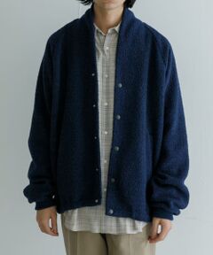 Scye　Boa Fleece Snap Cardigan