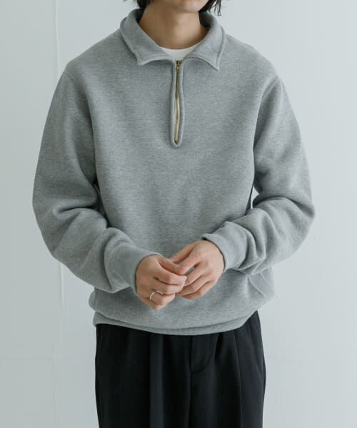 URBAN RESEARCH / アーバンリサーチ スウェット | Scye　Half Zip Pullover | 詳細1