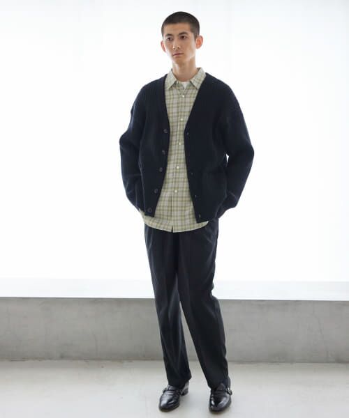 URBAN RESEARCH / アーバンリサーチ カーディガン・ボレロ | COTTON CASHMERE WIDE RIB CARDIGAN | 詳細11