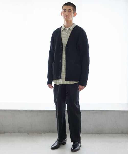 URBAN RESEARCH / アーバンリサーチ カーディガン・ボレロ | COTTON CASHMERE WIDE RIB CARDIGAN | 詳細12