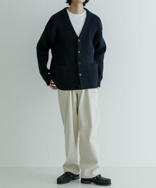 URBAN RESEARCH / アーバンリサーチ カーディガン・ボレロ | COTTON CASHMERE WIDE RIB CARDIGAN | 詳細17