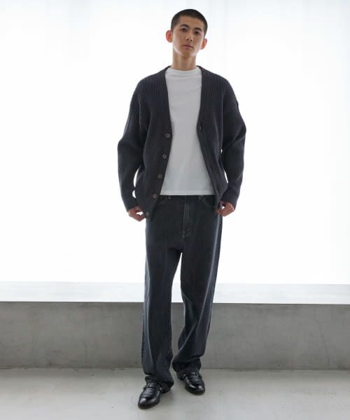 URBAN RESEARCH / アーバンリサーチ カーディガン・ボレロ | COTTON CASHMERE WIDE RIB CARDIGAN | 詳細3