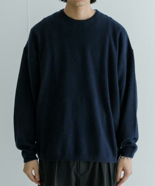 URBAN RESEARCH / アーバンリサーチ ニット・セーター | SUPER WIDE CASHMERE CREW NECK | 詳細1