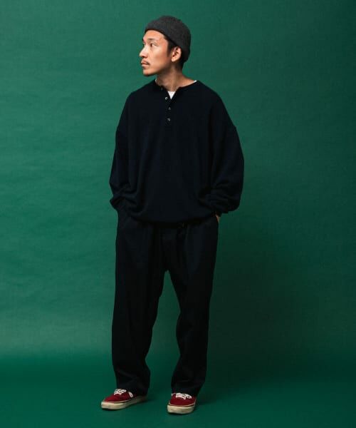 URBAN RESEARCH / アーバンリサーチ ニット・セーター | SUPER WIDE CASHMERE HENRY NECK | 詳細13