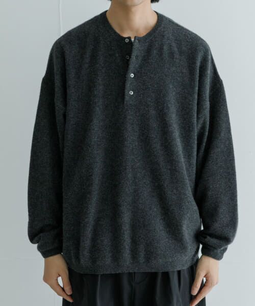 URBAN RESEARCH / アーバンリサーチ ニット・セーター | SUPER WIDE CASHMERE HENRY NECK | 詳細2