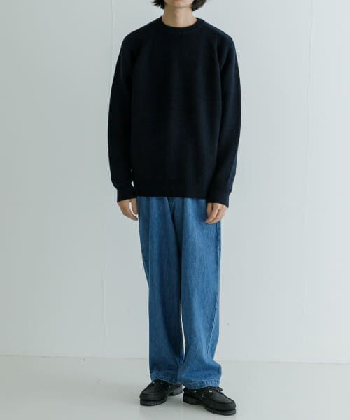 URBAN RESEARCH / アーバンリサーチ ニット・セーター | COTTON CASHMERE 片畦 CREW NECK | 詳細12