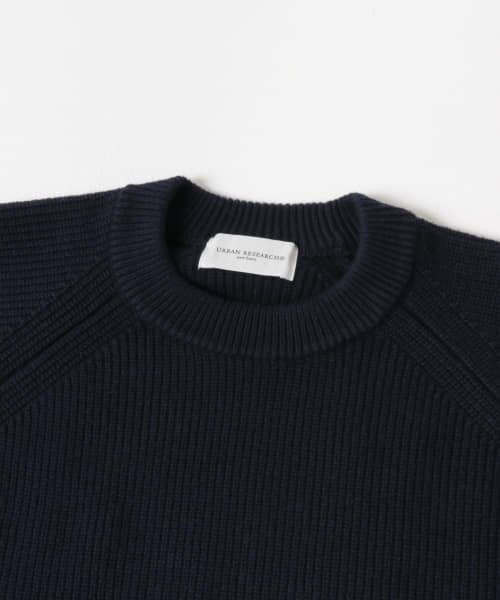 URBAN RESEARCH / アーバンリサーチ ニット・セーター | COTTON CASHMERE 片畦 CREW NECK | 詳細19