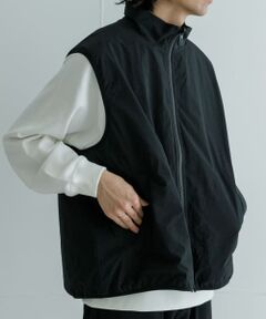 『撥水』『リバーシブル』REVERSIBLE MIL STAND VEST