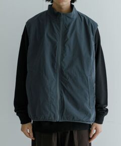 『撥水』『リバーシブル』new basic REVERSIBLE MIL STAND VEST