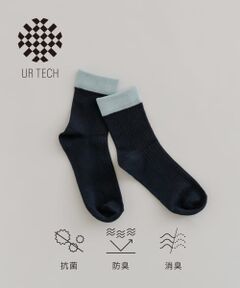 『UR TECH』バイカラーソックス