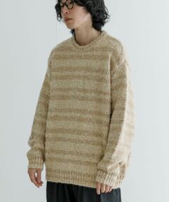 URBAN RESEARCH iD　ブークレメランジニット