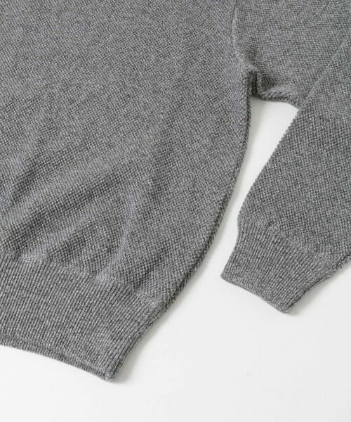 URBAN RESEARCH / アーバンリサーチ ニット・セーター | crepuscule　Moss Stitch V Pullover | 詳細20