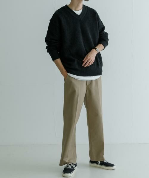 URBAN RESEARCH / アーバンリサーチ ニット・セーター | crepuscule　Moss Stitch V Pullover | 詳細4