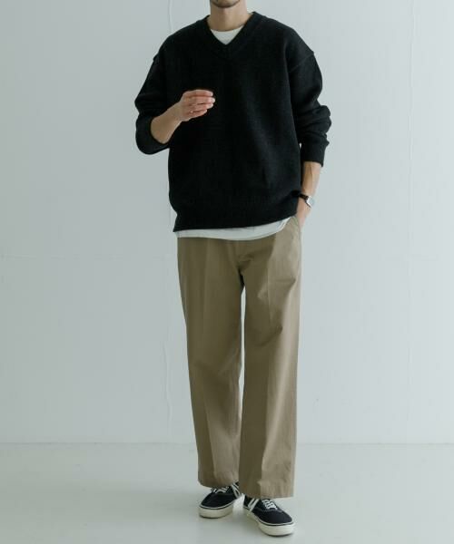 URBAN RESEARCH / アーバンリサーチ ニット・セーター | crepuscule　Moss Stitch V Pullover | 詳細5