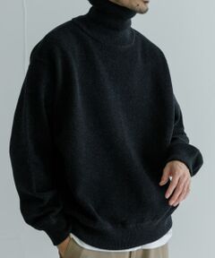 crepuscule　Moss Stitch Turtle Neck