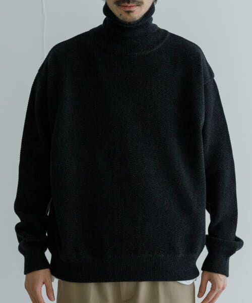 URBAN RESEARCH / アーバンリサーチ ニット・セーター | crepuscule　Moss Stitch Turtle Neck | 詳細9