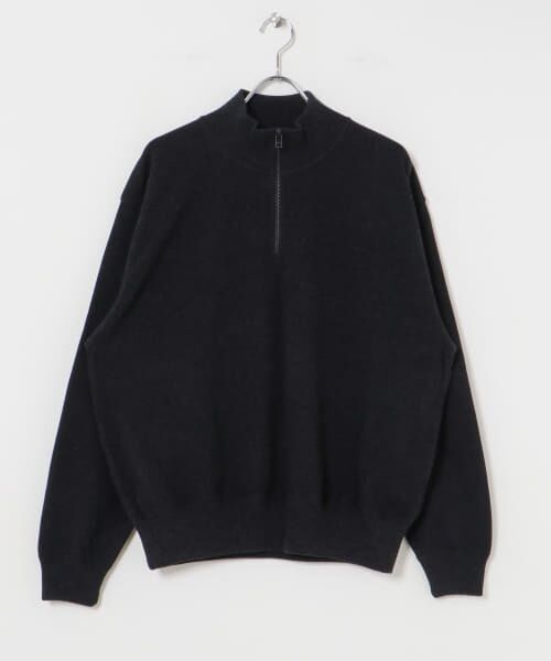 URBAN RESEARCH / アーバンリサーチ ニット・セーター | crepuscule　Moss Stitch Half Zip Pullover | 詳細5