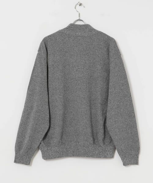 URBAN RESEARCH / アーバンリサーチ ニット・セーター | crepuscule　Moss Stitch Half Zip Pullover | 詳細9