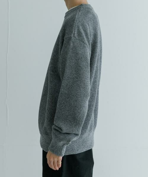 URBAN RESEARCH / アーバンリサーチ ニット・セーター | 『別注』crepuscule×UR　Moss Stitch Long-Sleeve Sweat | 詳細10