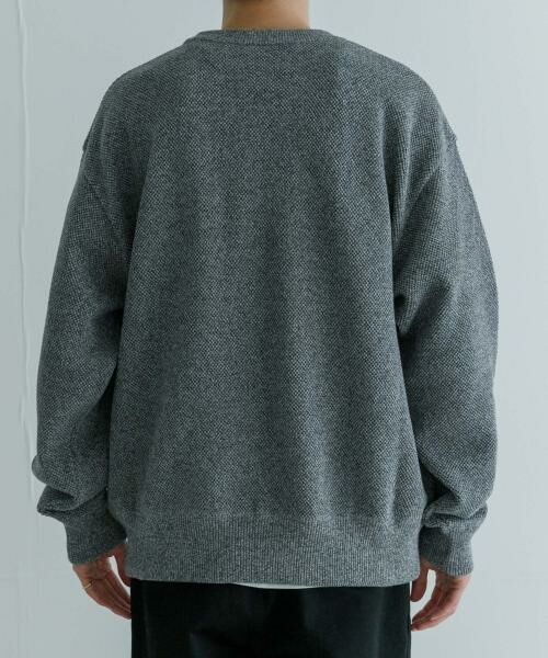 URBAN RESEARCH / アーバンリサーチ ニット・セーター | 『別注』crepuscule×UR　Moss Stitch Long-Sleeve Sweat | 詳細11