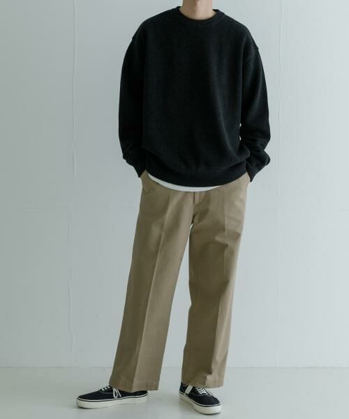 URBAN RESEARCH / アーバンリサーチ ニット・セーター | 『別注』crepuscule×UR　Moss Stitch Long-Sleeve Sweat | 詳細4