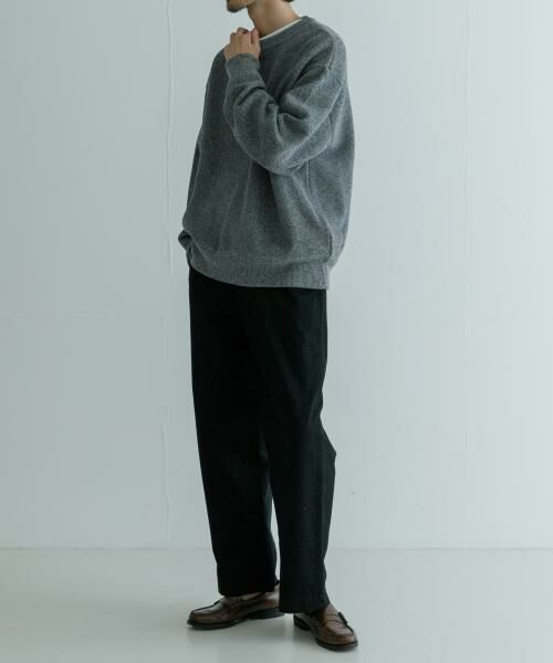 URBAN RESEARCH / アーバンリサーチ ニット・セーター | 『別注』crepuscule×UR　Moss Stitch Long-Sleeve Sweat | 詳細8