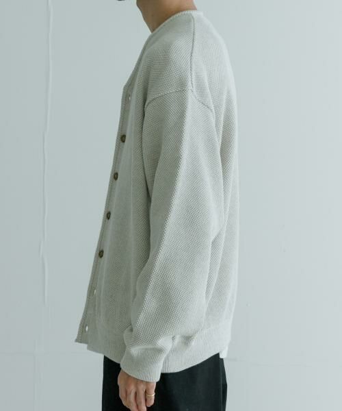 URBAN RESEARCH / アーバンリサーチ カーディガン・ボレロ | 『別注』crepuscule×UR　Moss Stitch V-neck Cardigan | 詳細13