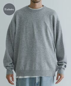 『別注』crepuscule×URBAN RESEARCH　W Face Crew Neck