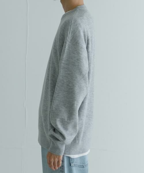 URBAN RESEARCH / アーバンリサーチ ニット・セーター | 『別注』crepuscule×URBAN RESEARCH　W Face Crew Neck | 詳細2