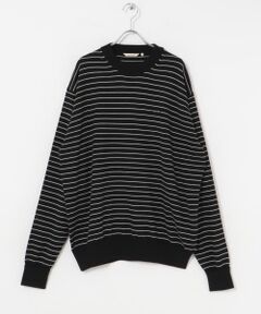 FARAH　High Gauge Striped Crew-Neck Sweater