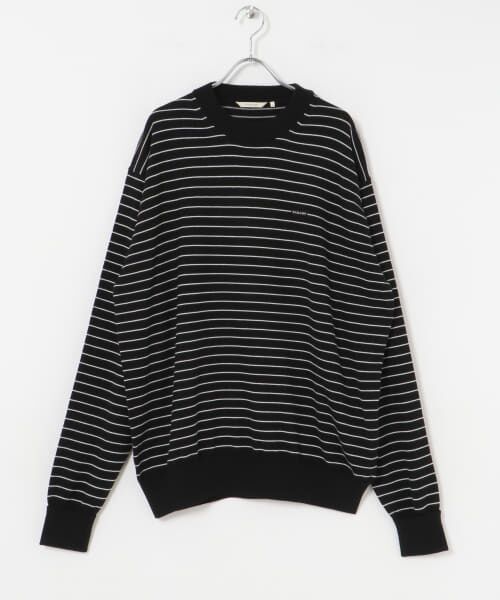 URBAN RESEARCH / アーバンリサーチ ニット・セーター | FARAH　High Gauge Striped Crew-Neck Sweater | 詳細1