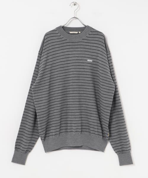 URBAN RESEARCH / アーバンリサーチ ニット・セーター | FARAH　High Gauge Striped Crew-Neck Sweater | 詳細2