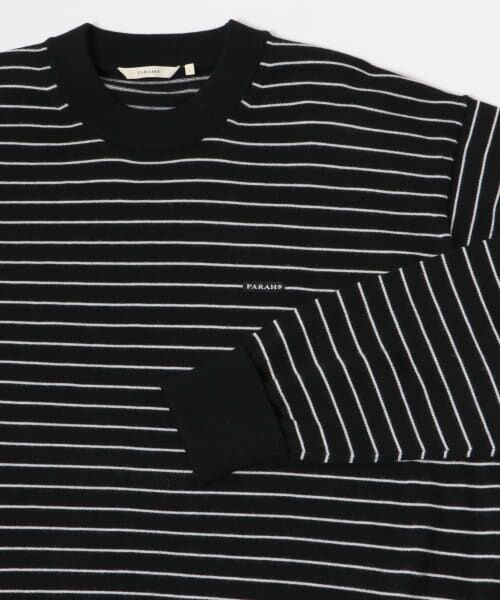 URBAN RESEARCH / アーバンリサーチ ニット・セーター | FARAH　High Gauge Striped Crew-Neck Sweater | 詳細8