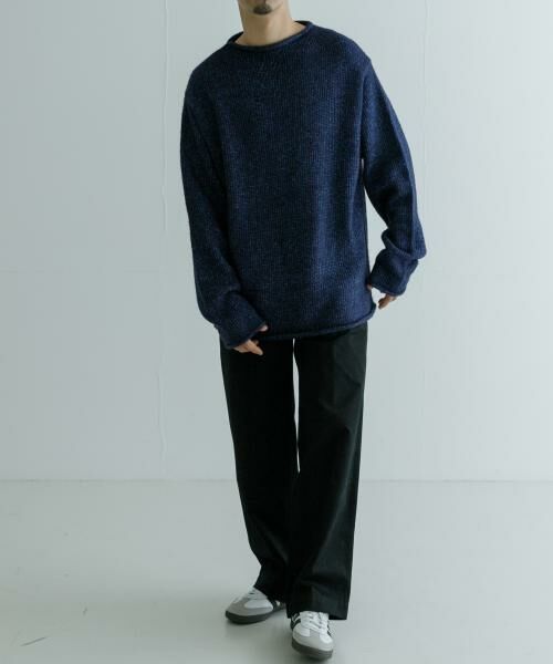 URBAN RESEARCH / アーバンリサーチ ニット・セーター | DENIM LIKE ROLL NECK KNIT | 詳細12