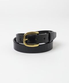 Tory leather　Croc pattern embossed belt